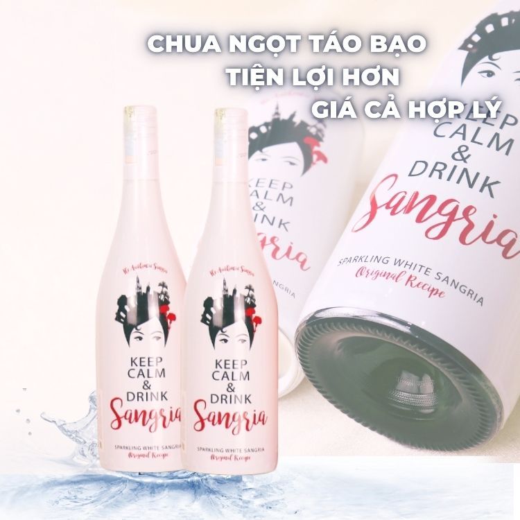 Nước trái cây lên men The Authentic White Sangria 250ml 6.5%