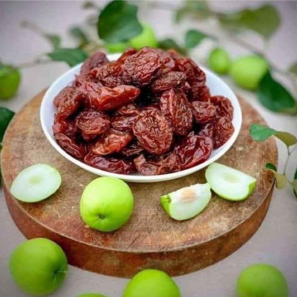 Táo xanh sấy Tinh Hoa Toàn Cầu hộp thiếc 150g