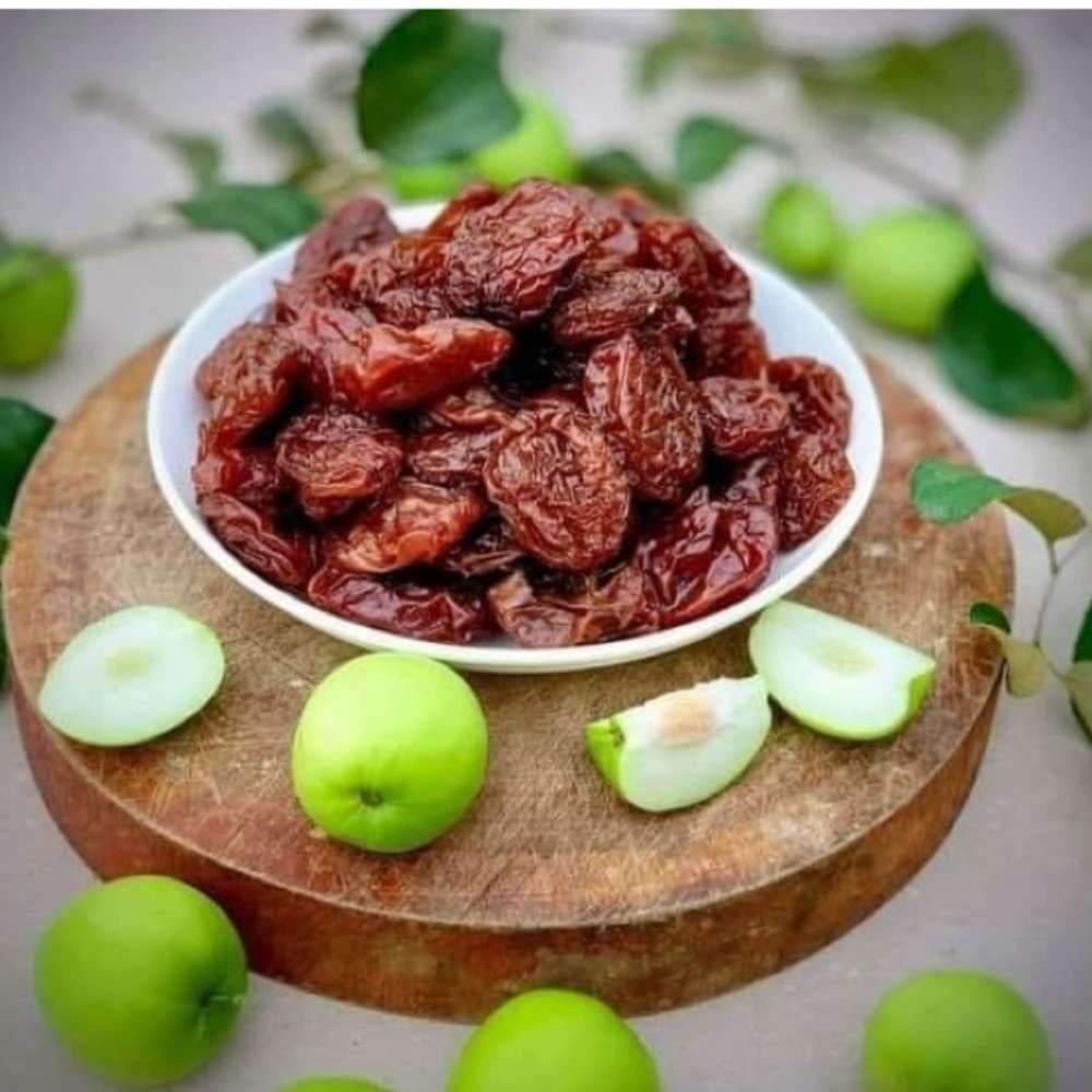 Táo xanh sấy Tinh Hoa Toàn Cầu hũ thuỷ tinh 150g