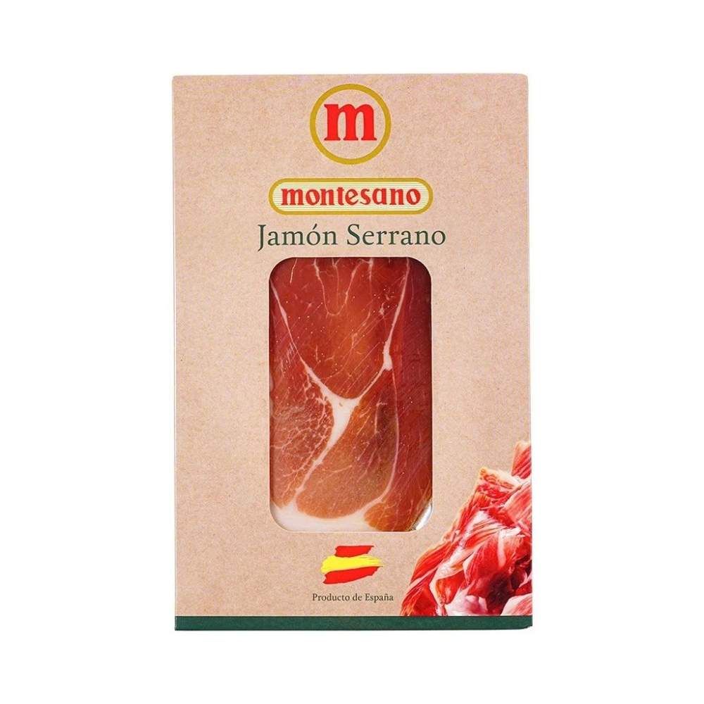 Thịt đùi sau Serrano Gran Reserva muối 16 tháng cắt lát túi 100g