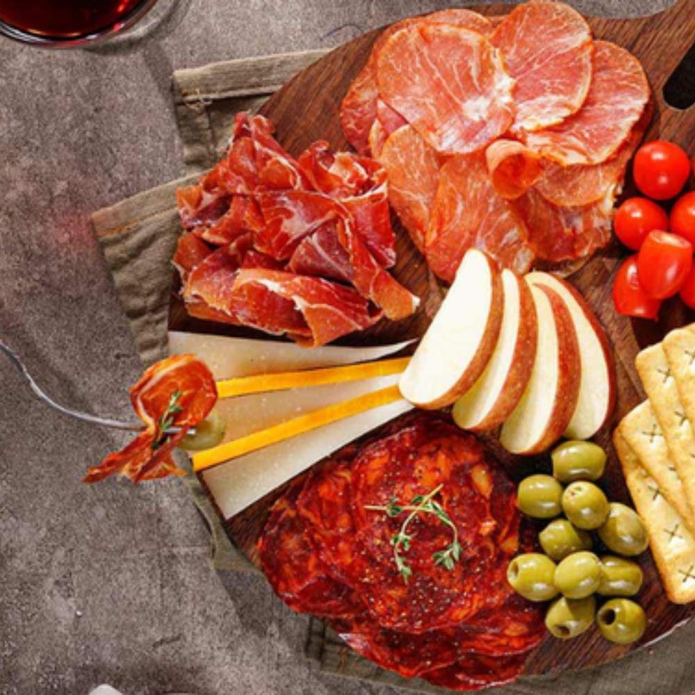 Thịt heo muối Iberico mix 3 cắt lát khay 100g