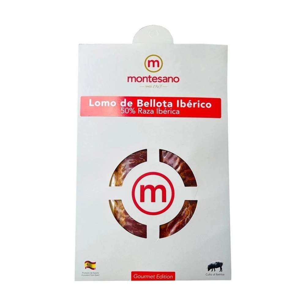 Thịt lưng Iberico Bellota Montesano muối 36 tháng cắt lát túi 100g