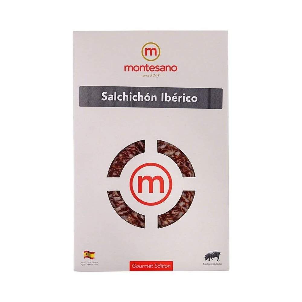 Xúc xích Iberico Cebo Salchichon cắt lát túi 100g