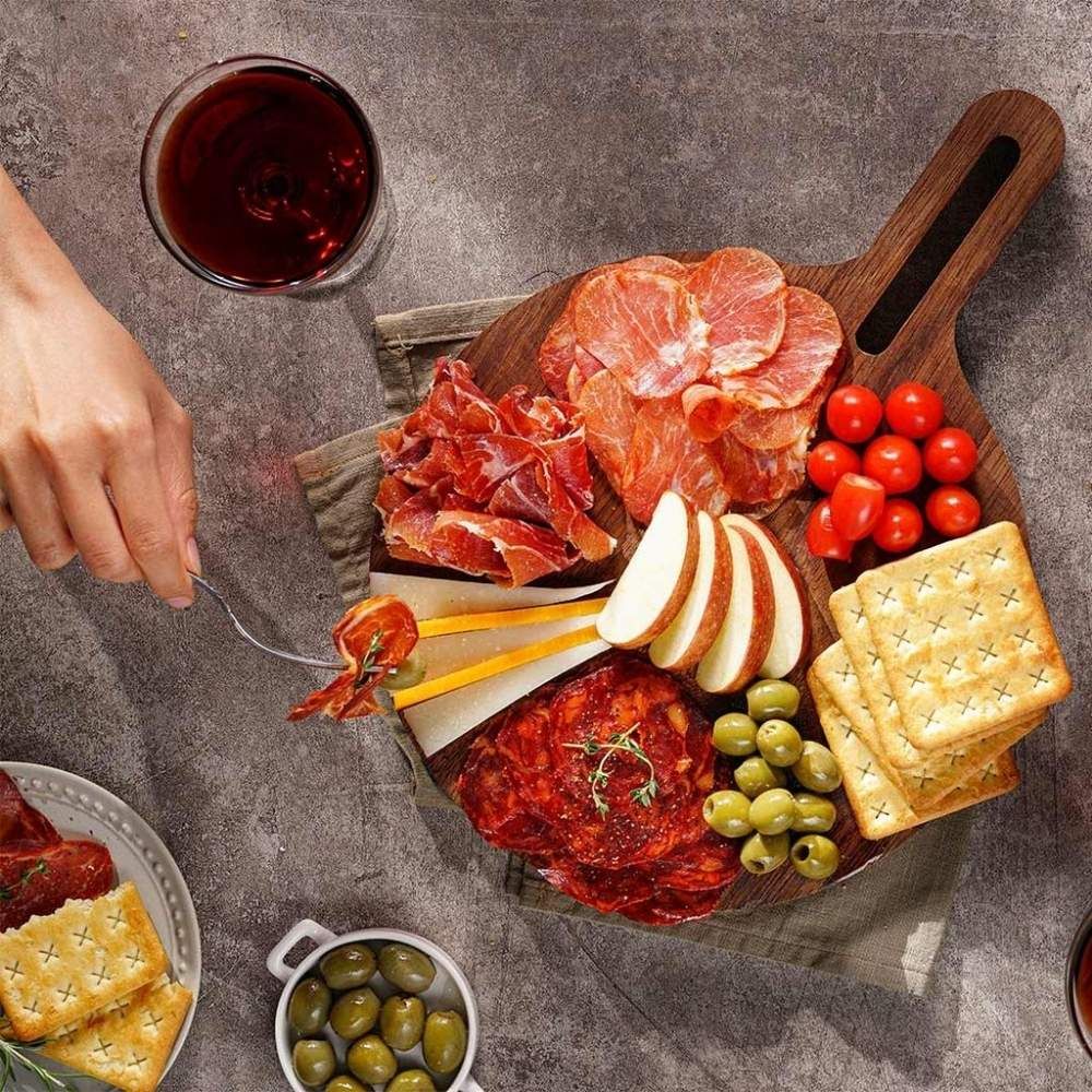 Xúc xích Iberico Cebo Salchichon muối nguyên cây túi 275g