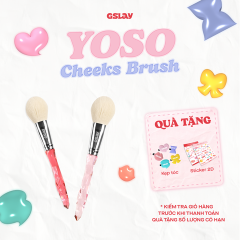 Cọ Má Hồng GSLAY YOSO Cheek Brush lông cọ mềm mượt, tán phấn đều màu 