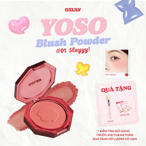  GSLAY YOSO Blush Powder - 01. Slayyy! 
