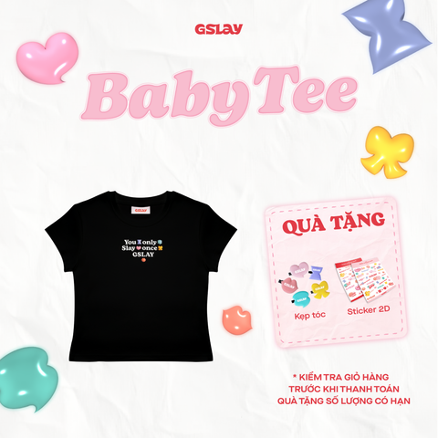  Áo thun ôm body GSLAY YOSO Baby Tee chất thun co giãn thoáng mát 