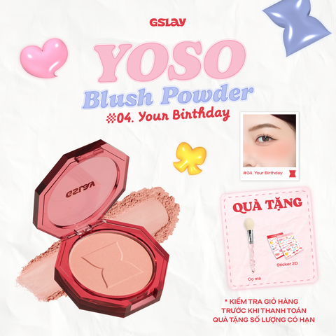  GSLAY YOSO Blush Powder - 04. Your Birthday 