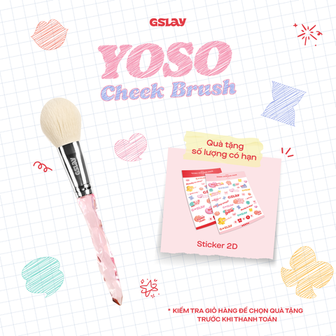  Cọ Má Hồng GSLAY YOSO Cheek Brush lông cọ mềm mượt, tán phấn đều màu ver 2 