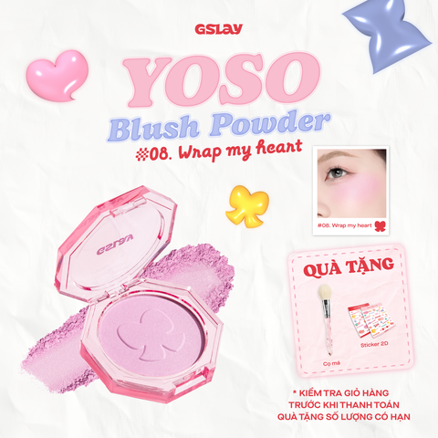  GSLAY YOSO Blush Powder - 08. Wrap my heart 