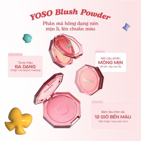  GSLAY YOSO Blush Powder - 10. Give me a hug 
