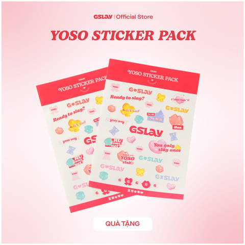  [QUÀ TẶNG-KHÔNG BÁN] Hình dán sticker 2D YOSO STICKER PACK 