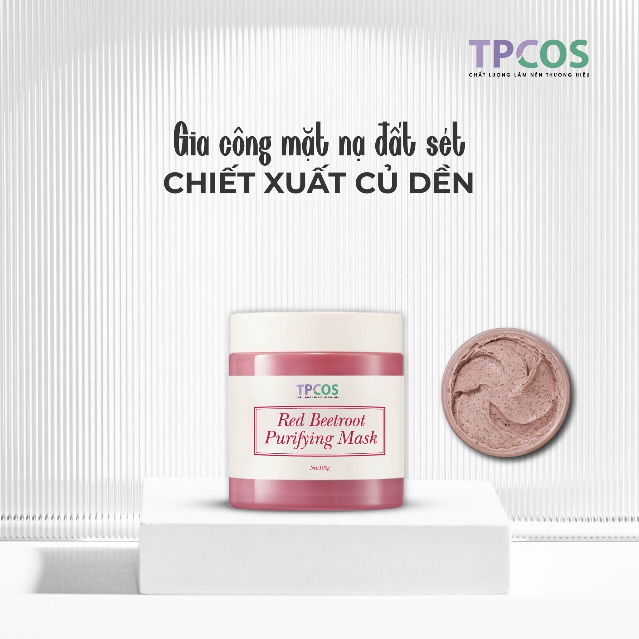  Mặt nạ đất sét chiết xuất củ dền 