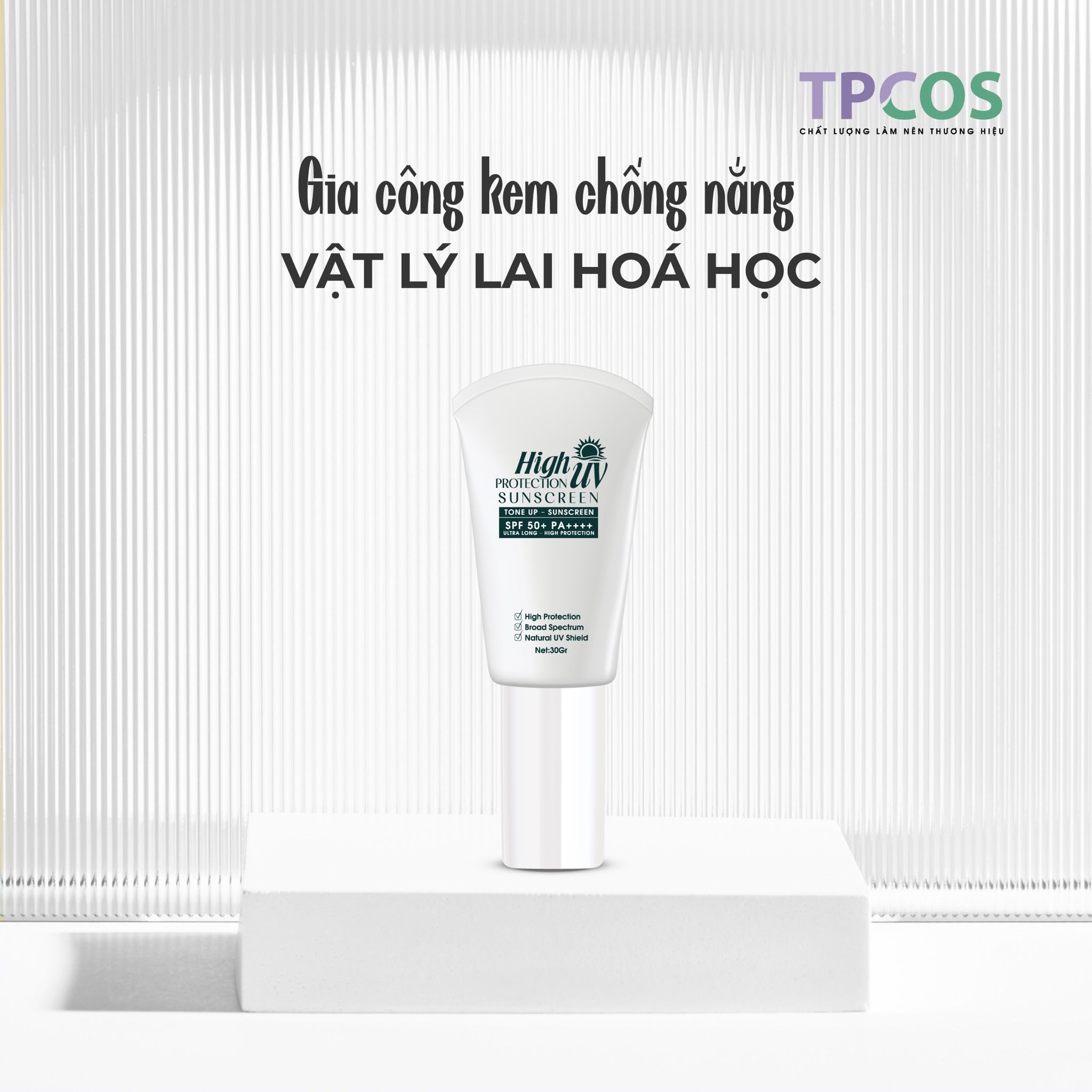  Kem chống nắng vật lý lai hoá học 