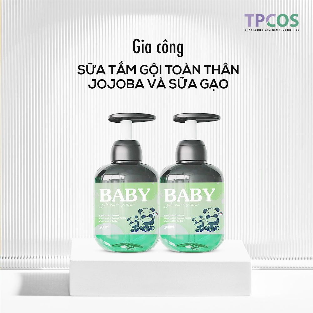  Sữa tắm gội toàn thân Jojoba và sữa gạo 
