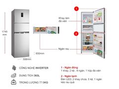 Tủ lạnh Electrolux Inverter 340 lít EME3700H-A