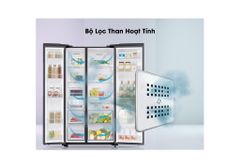 Tủ lạnh Samsung Inverter 655 lít Side by Side RS62R5001B4/SV
