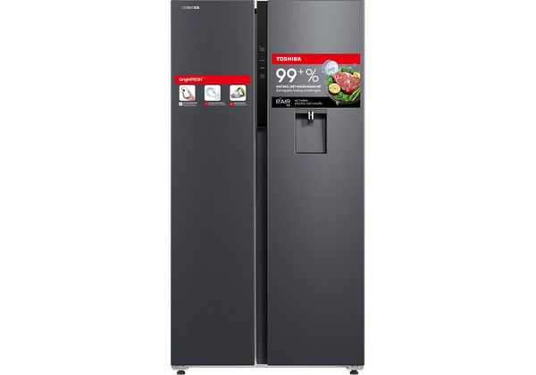 Tủ lạnh Toshiba Inverter 596 lít Side By Side GR-RS775WI-PMV(06)-MG