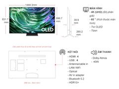 Smart Tivi OLED Samsung 4K 65 inch QA65S90D