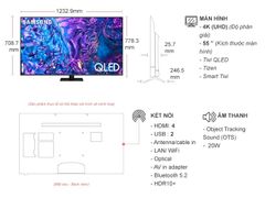 Smart Tivi QLED Samsung 4K 55 inch QA55Q70D
