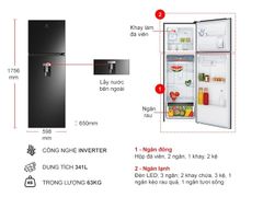 Tủ Lạnh Electrolux Inverter 341 Lít ETB3760M-H