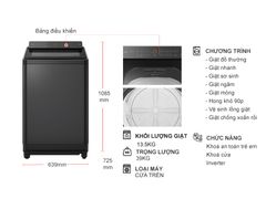 Máy giặt Panasonic Inverter 13.5 kg NA-FD135X3BV