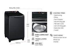 Máy giặt Aqua 11 kg AQW-FR110JT BK