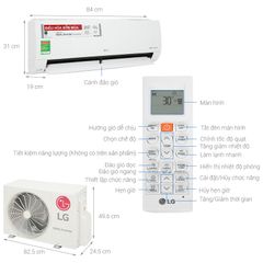 Điều hòa LG 2 chiều Inverter 1HP-9.200BTU B10END1