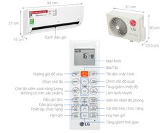 Điều hòa LG 2 chiều Inverter 1.5HP-12.000BTU B13END1