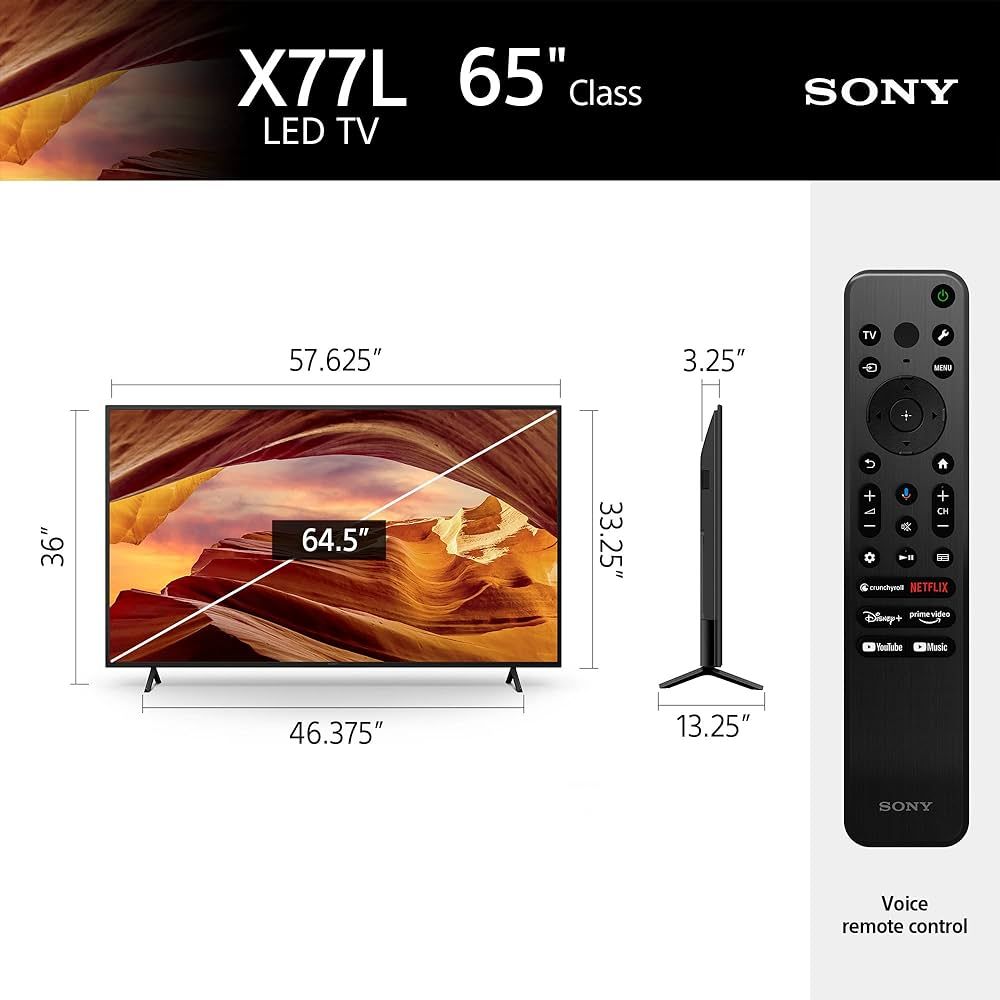 Google Tivi Sony 4K 65 inch KD-65X77L