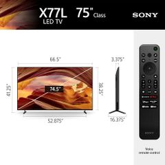 Google Tivi Sony 4K 75 inch KD-75X77L