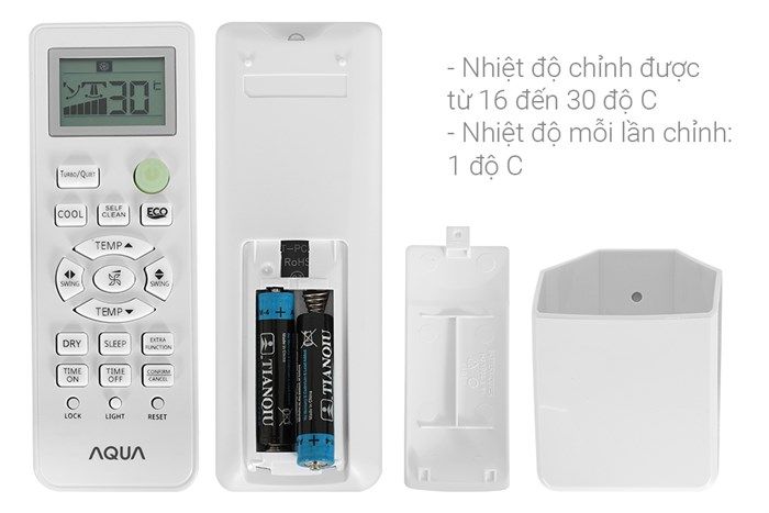 Điều hòa Aqua 1 chiều Inverter 12.500 BTU AQA-RV13QA2