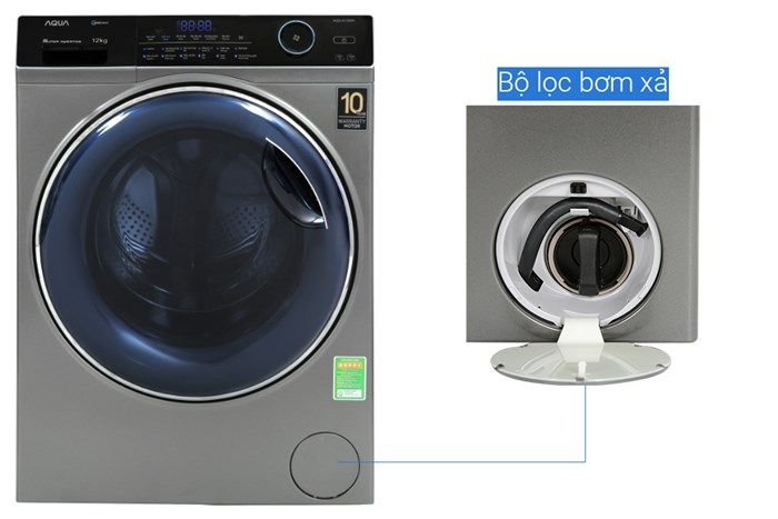 Máy giặt Aqua Inverter 12 kg AQD-A1200H PS