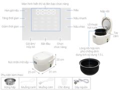 Nồi cơm cao tần Dreamer 1.5 lít DR-IH15W