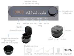 Nồi cơm cao tần Kangaroo 1.8 lít KG18RIH2