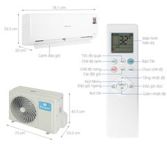 Điều hòa Casper 1 chiều Inverter 1.5HP-12.000BTU TC-12IS36