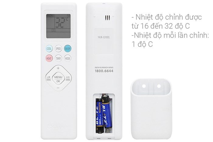 Điều hòa Casper 1 chiều Inverter 2HP-18.500BTU TC-18IS36