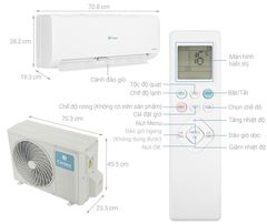 Điều hòa Casper 1 chiều Inverter 1HP-9.000BTU TC-09IS35