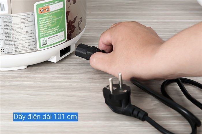 Nồi cơm nắp gài Crystal 1.8 lít JRC-180FE