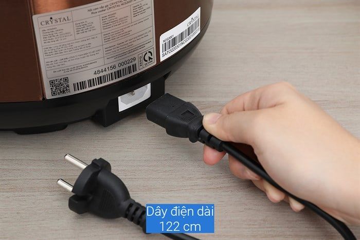 Nồi cơm nắp gài Crystal 3 lít NCG3001