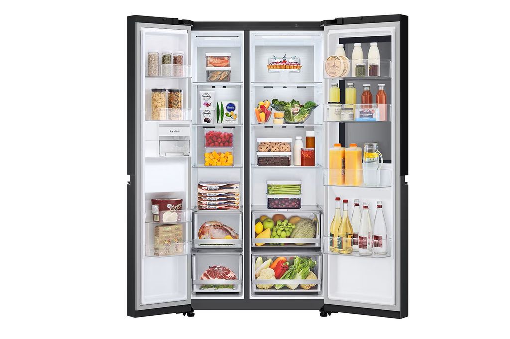 Tủ lạnh LG Inverter 655 lít Side By Side InstaView GR-V257BL