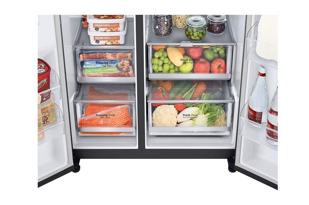 Tủ lạnh LG Inverter 655 lít Side By Side InstaView GR-V257BL