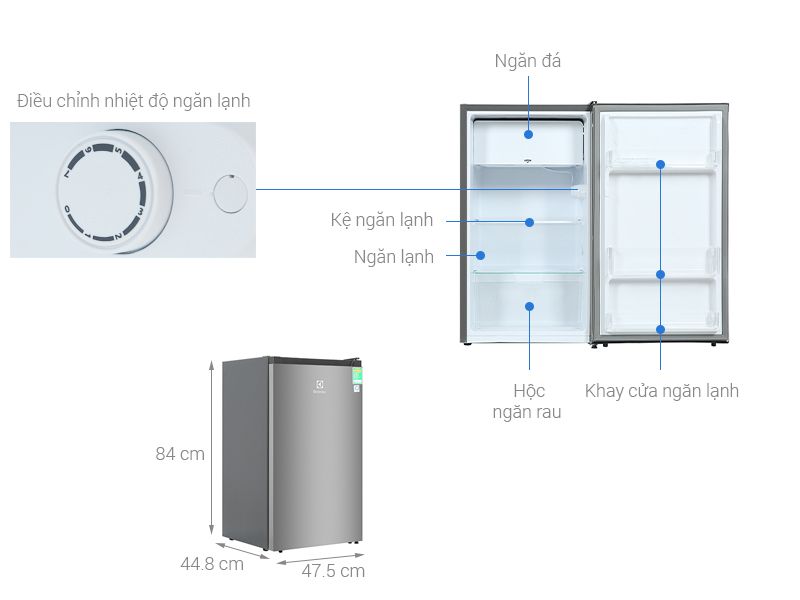 Tủ lạnh Electrolux 94L EUM0930AD-VN