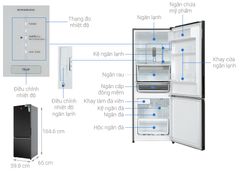 Tủ lạnh Electrolux Inverter 308L EBB3402K-H