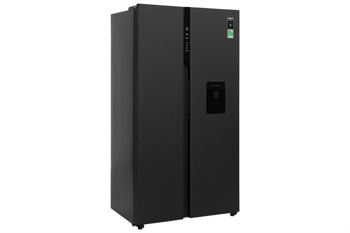 Tủ lạnh Aqua Inverter 550 lít Side By Side AQR-S612XA(WCB)