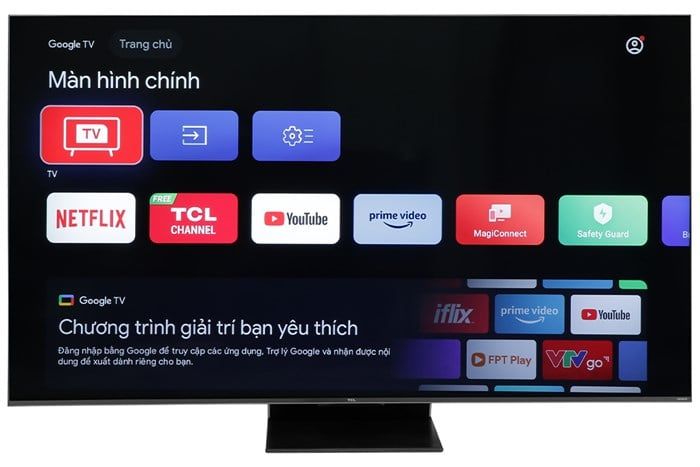 Google TV QD-Mini LED TCL 4K 65 inch 65C755