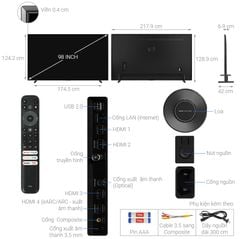 Google TV QD-Mini LED TCL 4K 98 inch 98C755