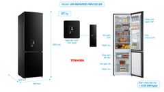 Tủ lạnh Toshiba Inverter 268 lít GR-RB345WE-PMV(30)-BS