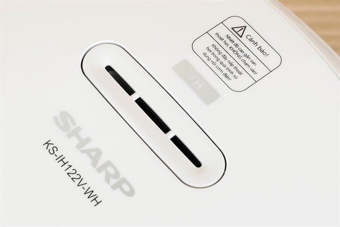 Nồi cơm cao tần Sharp 1.2 lít KS-IH122V-WH