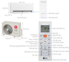 Điều hòa LG 1 chiều Inverter 1.5HP-11.000BTU V13WIN1